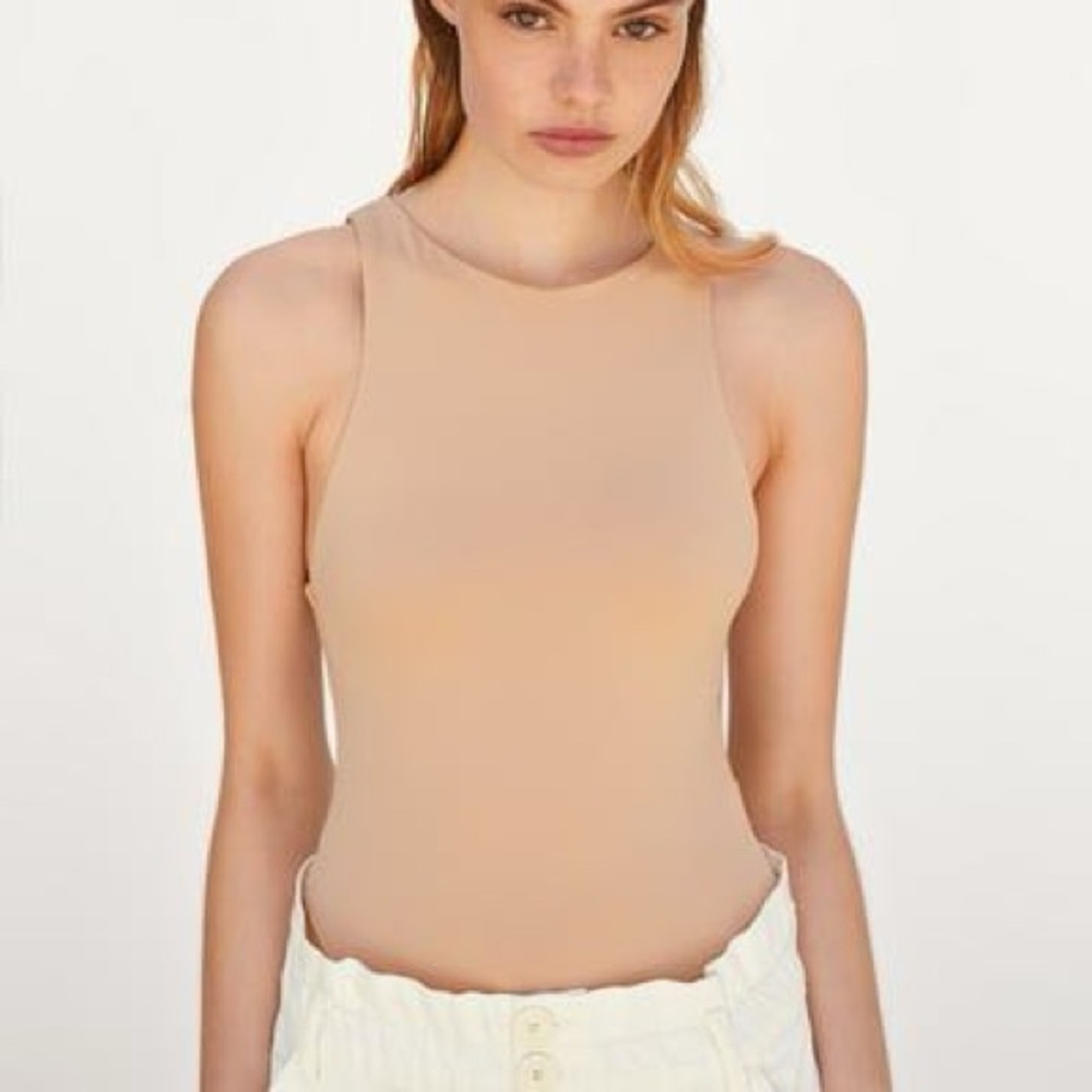 Zara high neck bodysuit